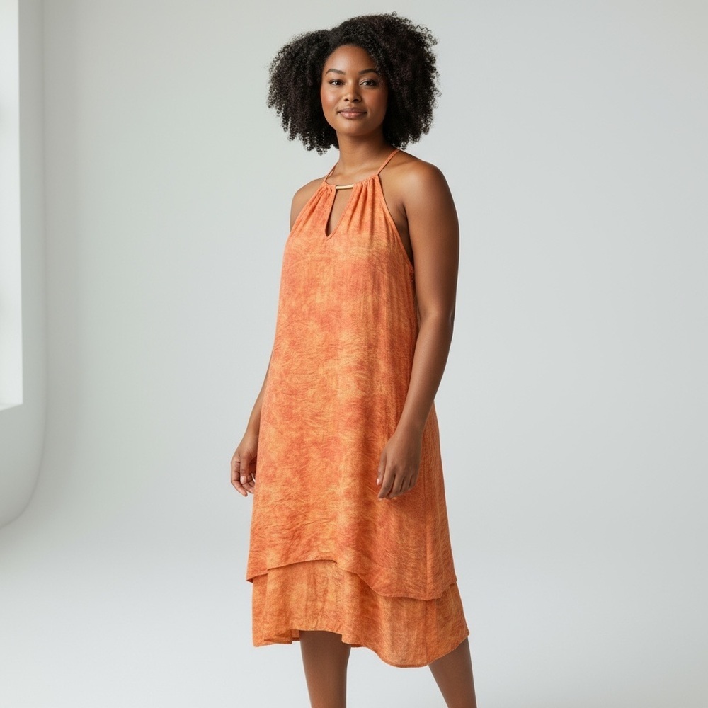 Mlle Gabrielle Sheath Sleeveless Maxi Dress
